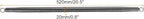 MECCANIXITY Spring Tube Bender OD 20 mm/0.8" Steel Spring Pipe Bending Tubes 520 mm/20.5" Long for 3/4" PVC Pipe(ID 21 mm) Home Renovations, Electrician Wiring Bending Pipe