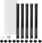 DGSL Magnetic Tool Holder Strip 5 Pack, 16 In Heavy Duty Tool Organizer Magnetic Strip, Tool Magnet Bar For Garage Tool Organization