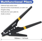 Zip Tie Gun with Adjustable Tension,Includes Cutter for Precise Trimming,Durable Cable Tie Gun for Electrical, HVAC,Industrial&Home Use,Zip Tie Tool for Cable Ties & Accessories
