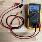 Multimeter Alligator Clips Leads, L Type Banana Male Plug to Alligator Clip Pure Copper Test Cable Multimeter Testing Probe for Electrical Testing 3 Feet