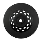 Benchmark Abrasives 7 Inch Concrete Grinding Wheel Threaded Swirly Turbo Diamond Cup Wheel with 5/8"-11 Arbor Hole for Masonry, Marble, Natural Stone, Concrete - Angle Grinder Attachments (7”)