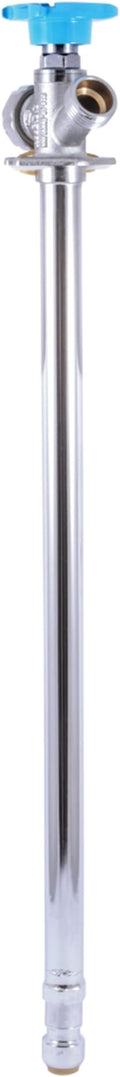 SharkBite 18 Inch Frost Free Sillcock, 1/2 x 3/4 Inch MHT, Push to Connect Brass Plumbing Fitting, PEX Pipe, Copper, CPVC, PE-RT, HDPE, 24638LF