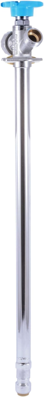 SharkBite 18 Inch Frost Free Sillcock, 1/2 x 3/4 Inch MHT, Push to Connect Brass Plumbing Fitting, PEX Pipe, Copper, CPVC, PE-RT, HDPE, 24638LF