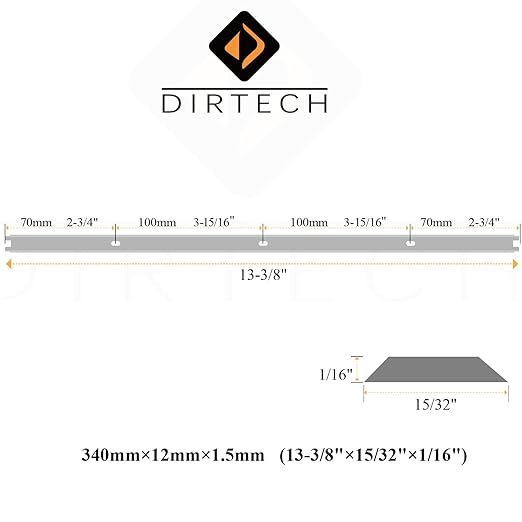 13 Inch Planer Blades Replacement for Ridgid R4330 R4331 TP1300LS AC20502 Thickness Planers Heat Treated Double Sided HSS Planer Knives, Set of 6