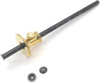 Taytools 467603 Wheel Marking Gauge Solid Machined Brass Head, 2 Extra High Speed Cutters, .310 inch Diameter Hardened Beam 8 Inches Easy Read SAE and Metric Grads