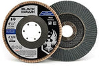 BHA Grinding and Sanding Flap Discs T27, 4-1/2" x 7/8", 120 Grit - 10 Pack