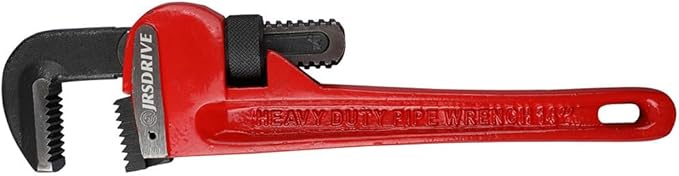1 Piece Pipe Wrench 12 inch Heavy Duty Adjustable Plumbing Wrench Construction & Heavy-Duty Applications for Industrial & Professional Use E-2049