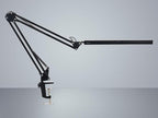 LED Architect Desk Lamp, Metal Swing Arm Dimmable Task Lamp, Eye Care Table Lamp with Clamp (3 Color Modes, 10-Level Dimmer, Memory Function) Highly Adjustable Office, Craft, Workbench Light