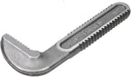 Pipe Wrench Hook Jaw 18 Inch Plumbing Wrench Replacement Jaws Carbon Steel for Adjustable Wrench (Silver)