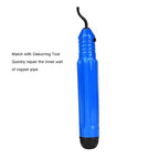 Manual Copper Pipe Expander, Refrigeration Copper Pipe Tube Expander Hand Expanding Tool 1/4~7/8inch 6~22mm with Tube Deburring Tool Air Conditioner Install Pipe Deburring Tool