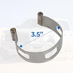 3.5" (88.9MM) Stainless Exhaust Tacking Band Clamp-On For Welding Fabrication