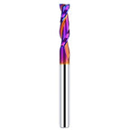 1/4 Upcut Spiral Router Bit 1/4 Inch Shank 1 inch Cutting Length with Extra Long Life Coating CNC Router Bits End Mill for Wood Cutting, Slot Mortise, Engraving