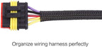 Keco 100ft – 1/8 inch PET Expandable Braided Cable Sleeve – Wire Sleeving for Audio Video and Other Home Device Cable Automotive Wire - Black