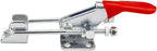 GH-40323 Latch Type Toggle Clamps Set Hand Tool Quick Release Tool, 163kg/360lbs Metal Horizontal Holding Capacity, Pack of 6