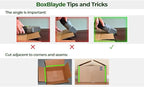Premium Electric Cardboard Cutter - The Ultimate Tool for Effortless Box Cutting - Heavy Duty Power Box Cutter Ideal for Home, Office and Industrial Use.