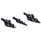 Four Spiral Flute M35 Cobalt Step Drill Bit Set 1/8"-7/8"(3pcs),Impact Ready Four Flute Step Drill Bit, 1/4" Hex Shank Step Bits for Drilling Metal, Stainless Steel, Aluminum, Wood, Plastic