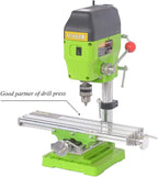 AMYAMY Milling Machine Worktable,Cross Slide Table - Compound Drilling Slide Table for Bench Drill Adjustable X-Y Axis (310x90mm)
