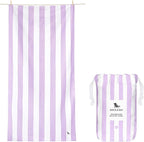Dock & Bay Beach Towel - Quick Dry, Sand Free - Compact, Lightweight - 100% Recycled - Includes Bag - Set of 4 - Pretty in Pink, Extra Large (200x90cm, 78x35)