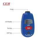 CEM Paint Thickness Gauge,Car Boat Coating Tester with Calibration Plates&Battery,Fe/NFe Automatic Recognition Portable Digital Thickness Meter Detector,Backlight LCD Display,Auto Power Off&Lanyard