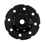 Benchmark Abrasives 4 Inch Grinder Wheels Threaded T-Type Diamond Cup Wheel with 5/8"-11 Arbor Hole for Masonry, Natural Stone, Concrete Grinding Wheel - Angle Grinder Attachments (4”)