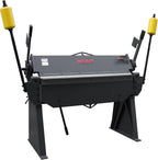 KAKA INDUSTRIAL Sheet Metal Brake 48-Inch, 12-Gauge Mild Steel Capacity Box and Pan Brake, Heavy-Duty Metal Brake Bender, 0-135 Degree Adjustable Floor Siding Brake W-4812T