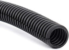 ZhiYo 50FT 3/4” Wire Loom Split Tubing Auto Wire Conduit Flexible Cover | High Temperature Heat Resistant -40F to 257F | Plastic Cover for Electrical Wires & Cables