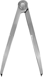 Alloy Leather Divider, Professional Navigation Divider Compass Geometry Tool, Metal Leather Work Scribe Tool Woodworking Drafting Carpenter Compass for Geometry