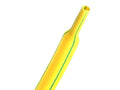 Kable Kontrol Heat Shrink Tubing - 1/2” Inch - 10' Ft Long, Yellow & Green Polyolefin - 2:1 Industrial Shrink Tube & Cable Sleeve for Electrical Wire Insulation - Rated for 600 V