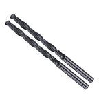Drill Bit, 11/64" Cutting Diameter, 4241 HSS Nitriding Black 118° Cutting Angle Versatile Jobber Bits - (Applications: for Drilling Plastic Wood Soft Metal), 2-Pieces