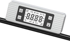 Digital Level Angle Gauge Meter Magnetic Electronic Level Angle Finder Tool Protractor Inclinometer Woodworking Tools with Magnet for Construction, Woodworking and Machinery (Silver)