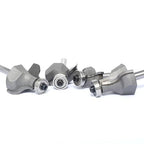 4Pcs Ogee Fillet Router Bit Set,1/4" Shank,Bearing Guided Ogee Mould Bits Radius 4.5mm, 5.7mm,7mm,8.4mm Profile Edge Cutter for Wood Profiling,Routing,Molding