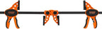 JORGENSEN 2-pack Ratchet Bar Clamps Set, Medium Duty, 12-inch One Hand Clamp, E-Z Hold Expandable Spreader