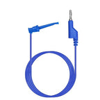 Sumnacon 39 Inch Multimeter Test Lead Set - 5 Pcs Stackable Banana Plug to Test Hook Wire Cable Kit with Protective, Flexible Wire Leads for Electrical Testing 500V/5A