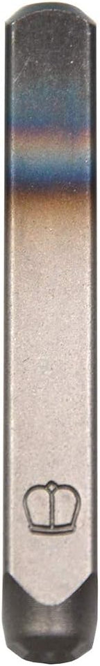 WKSTOOL Heavy Duty Carbon Steel Stamp Butterfly Symbol Logo Character Mark Code 1/4 6mm Hand Punch for Stamping Jewelry Sheet Metal Plate Mold Die Making