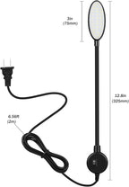 Magnetic LED Work Light, AMAZING POWER Dimmable Sewing Light with Flexible Gooseneck for Workshop Sewing Machine Workbench Lathe Drill Press