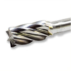 Benchmark Abrasives Ball Shape Premium Tungsten Carbide Burr with 1/4 Inch Shank Aluminum Cut Rotary Tool, Engraving Tool for Non-Metals Shaping Carving (SB-3NF)