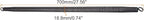 MECCANIXITY Spring Tube Bender OD 18.8mm/0.74" Steel Spring Pipe Bending Tubes 700mm/27.56" Long for 3/4" PVC Pipe(ID 20mm) in Home Renovations,Electrician Wiring Bending Pipe(insert-pipe use)