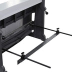 KAKA Industrial Sheet Metal Brake, 30 inch Shear and Slip Roll Combo 3-in-1 | 20-Gauge Capacity Heavy Duty Bending Machine with Back Gauge and Segment Fingers for Metal Fabrication