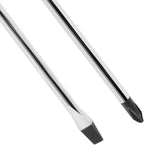 Piutouyar Magnetic Screwdriver Set 2 PCS, 3 Inch Steel Shaft Magnetic 5mm Phillips and Flat Head Tips Screwdriver for Computer Repairing, Automobile Tools and Home Appliances