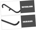 COHEALI 3pcs Heavy Duty Pegboard Hooks Iron Tool Hangers Baked Enamel Finish Accessories for Garage and Workshop Organization Easy to Install Utility Hooks