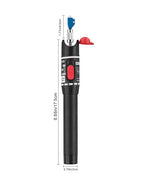 1pc Fiber Optic Visual Fault Locator VFL Fiber Optic Cable Tester with 1pcs Singlemode 9/125um FC Male to LC Female Adapter, Red Switch (Mode Number: VFL-50)