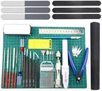 Professional 33 PCS Model Tools Kit Modeler Basic Tools Craft Set Hobby Building Tools Kit for Gundam Car Model Building Repairing and Fixing (J)