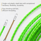 Fish Tape Wire Puller Through Wall Wire Threader Fish plus Fish Cable Fastener with Steel rope 32FT(10M)