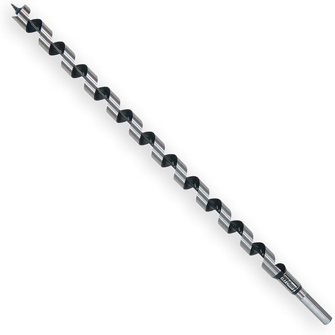IVY Classic 46306 3/8 x 18-Inch Power Auger, High-Carbon Steel, 1/Tube