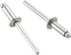 360pcs 1/8" x 3/8" Aluminum Blind Rivets, 3.2 x 10mm Pop Rivets,Rivets for Metal,Silver
