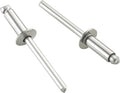 320pcs 1/8" x 1/2" Aluminum Blind Rivets, 3.2 x 12mm Pop Rivets,Rivets for Metal,Silver