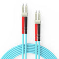 Fiber Patch Cable,10G/Gigabit Fiber Optic Cables with LC to LC Multimode OM3 Duplex 50/125 OFNP 5M（1Pack
