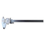 8 Inch Dial Caliper, MFQNENLK 4-Way Measurement Calipers, 0.001 Accuracy Imperial Shockproof Measuring Tool with Plastic Case (Dial Caliper 0-8" Range)