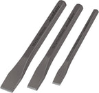 HORUSDY 3-Piece Heavy-Duty Cold Chisel Set, 3/8", 1/2", 5/8" Metal Chisels, Drop-Forged Cr-V Steel for Woodworking, Metalworking, Masonry & Carpentry