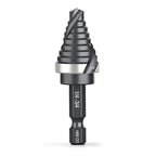 THINKWORK M35 Cobalt Spiral Flute Step Drill Bit, Single Size HSS Step Bit 3/4", Small Size EDC 1/4" Shank Step Bits for Metal, Carbon Steel, Stainless Steel, Wood, Plastic